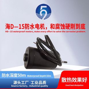 15KG级船模电机水下设备无刷马达设备电机海D15防水电机耐腐蚀