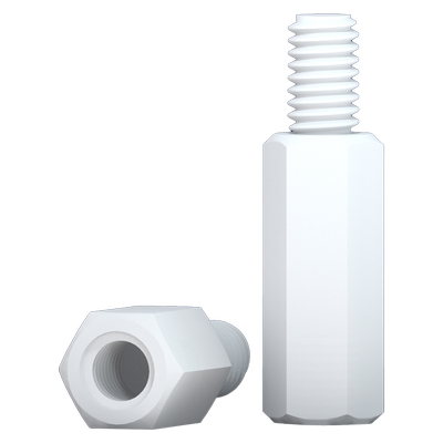 单通隔离柱单头六角尼龙柱