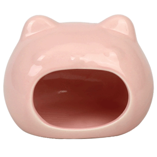 仓鼠窝陶瓷金丝熊躲避窝大号小仓鼠夏天降温散热消暑冰屋窝小房子