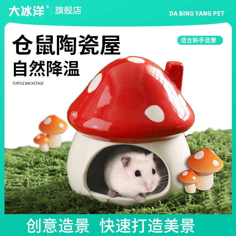 陶瓷躲避屋大蘑菇屋陶罐鱼虾窝迷你鹦鹉繁殖屋躲避洞鱼缸摆件造景,宠物/宠物食品及用品,造景/装饰,淘宝优惠券,粉丝福利购,淘宝优惠卷