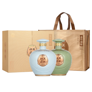 酒祖杜康小封坛2023年封坛大典礼盒 52° 375ml 2瓶纪念酒 46°