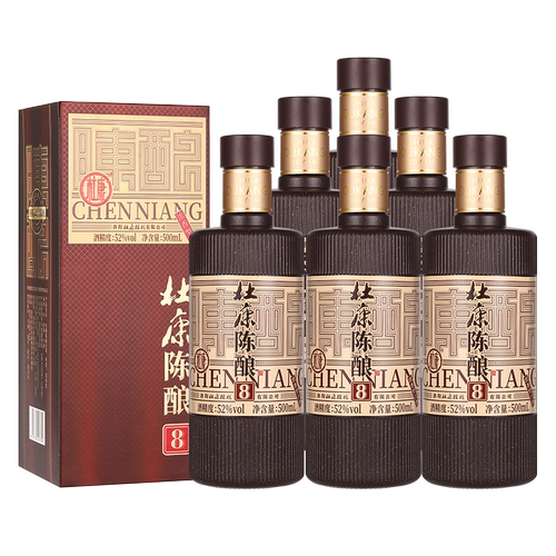 酒祖杜康陈酿8整箱装500ml*6瓶酒