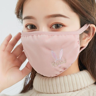 冬季 棉布成人可水洗 口罩女纯棉加大加厚防风防尘防寒保暖透气时尚