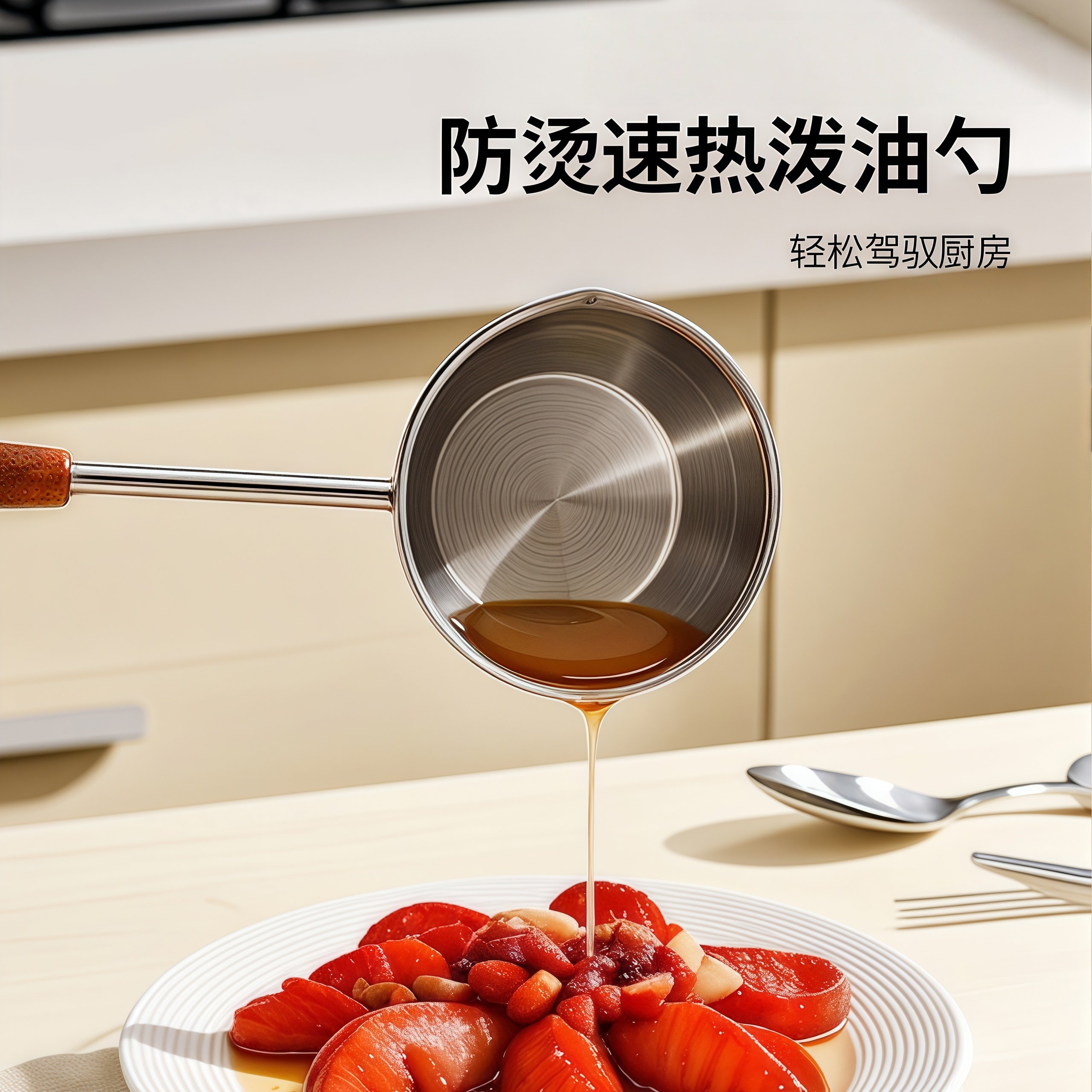 不锈钢泼油小锅长柄烧油浇油锅厨房热油小锅炝油淋油油泼专用小勺,厨房/烹饪用具,泼油小锅,淘宝优惠券,粉丝福利购,淘宝优惠卷