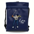Blue Drawstring Bag