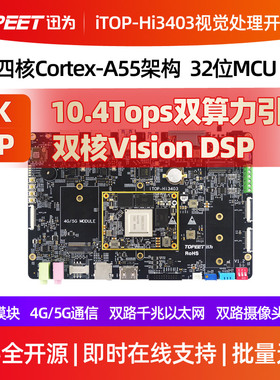 迅为iTOP-Hi3403开发板国产海思AI核心人工智能机器视觉边缘计算