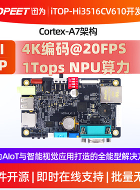 迅为iTOP-Hi3516CV610开发板海思安防监控1Tops算力AI智能视觉