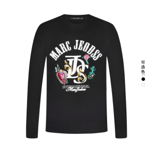 JEDOSS/爵迪斯男装2025秋季新款花卉动物提花刺绣长袖针织衫ZS002