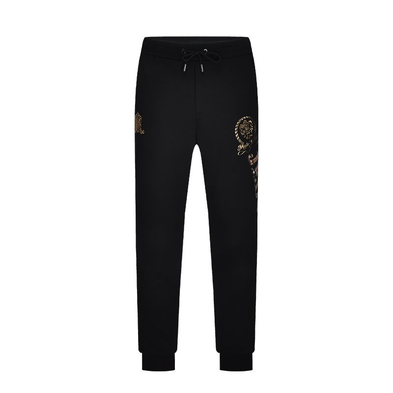 JEDOSS/爵迪斯男装夏季专柜新款刺绣字母印花休闲针织九分裤0410