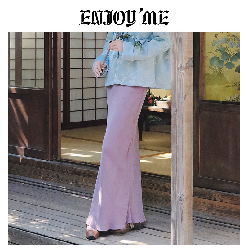 ENJOYME商场同款法式半身鱼尾裙