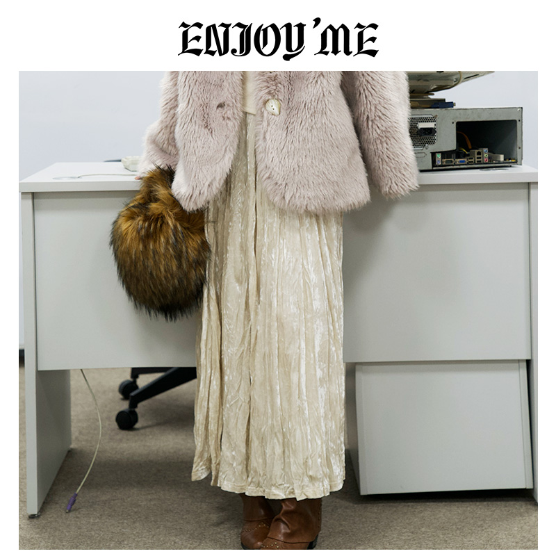 ENJOYME商场同款气质a字半身裙