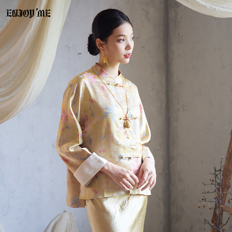 ENJOYME新中式国风提花外套