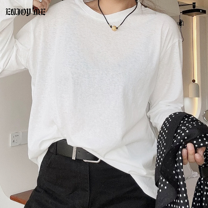ENJOYME商场同款韩系oversizeT恤