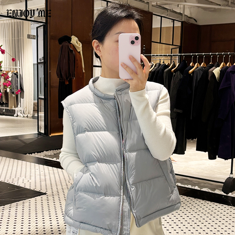 ENJOYME韩版羽绒马夹短款