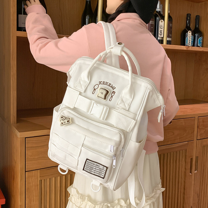 外出小背包女式逛街多兜双肩包包