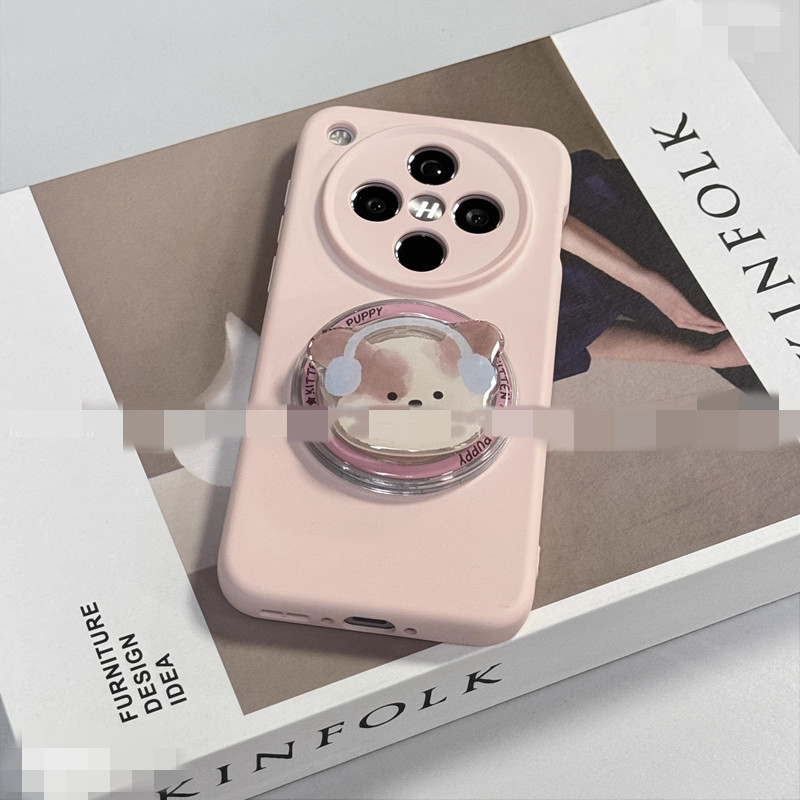 网红超火听音乐小狗磁吸支架壳