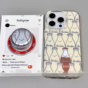 适用魅族21note手机壳20classic可乐瓶盖磁吸支架meizu个性创意18x小众高级17pro网红超火16th情侣plus男女潮