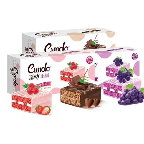 唇动经典巧克力夹心小蛋糕即食