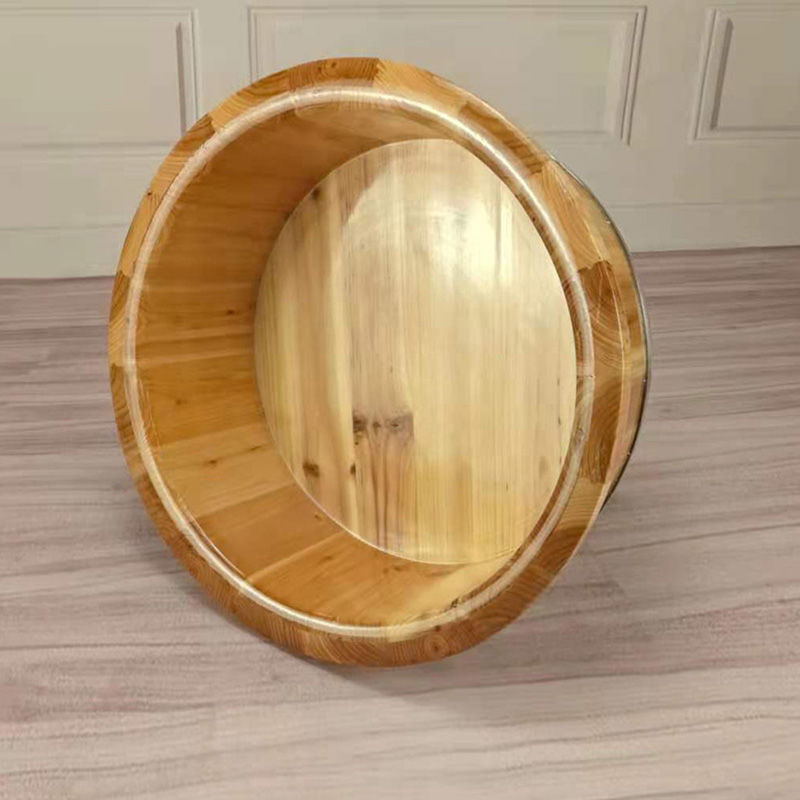 木盆洗脚盆家用大号老式脚盆大人老人专用家庭用泡脚盆泡脚桶木桶