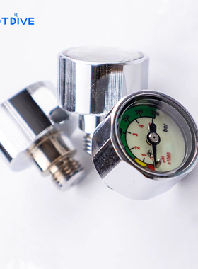 Hotdive潜水迷你压力表水肺潜水装备MINI压力表减压瓶压力计单表