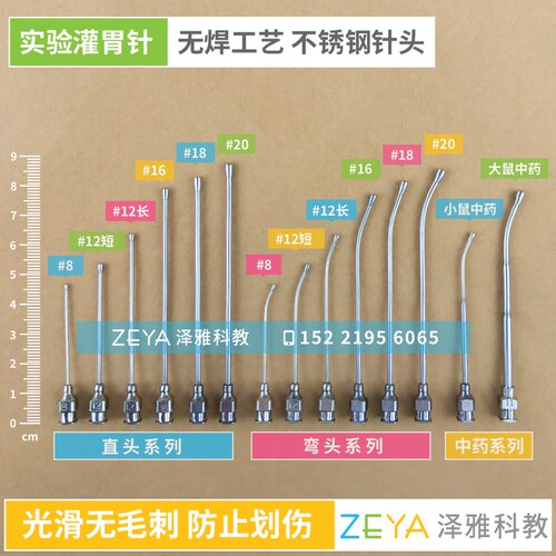 实验用大小鼠灌胃针喂药器