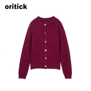 【呼呼严选专享】44409081新款金属纽扣毛衣