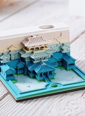 3d立体纸雕便签2026年创意日历每日一撕手撕台历文创生日礼物摆件