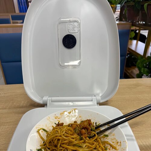 适用小米马桶盖超大恶搞手机壳