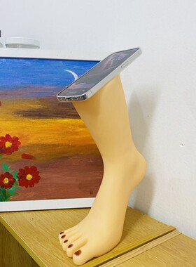 iPhone恶搞站立玉足大脚丫手机壳