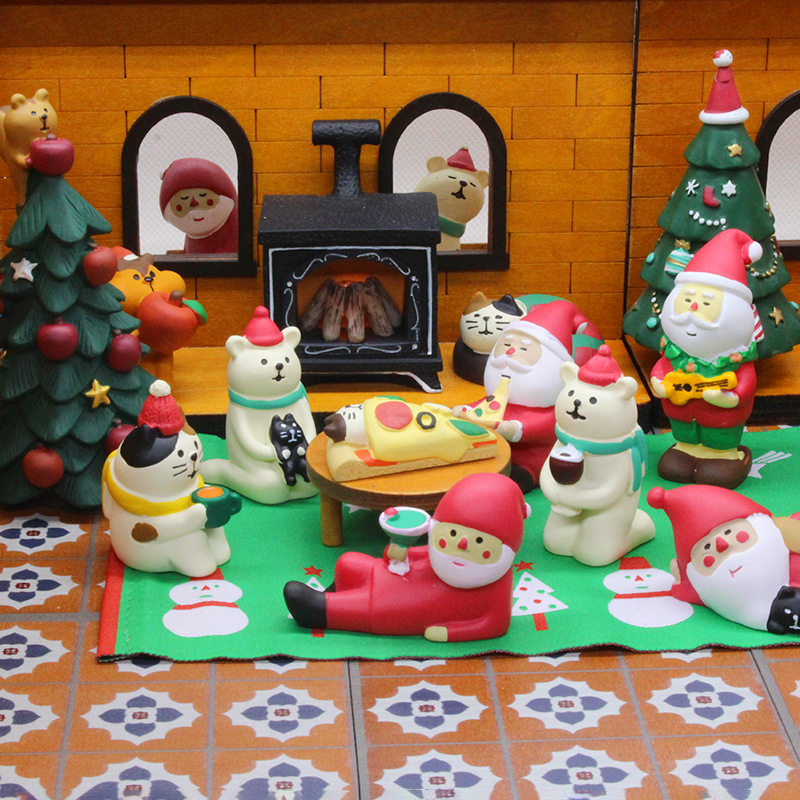 ZAKKA 크리스마스 이브 산타클로스 수제 사무용품 회사 야시장 거리 노점 크리스마스 작은 선물