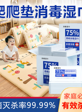 爬爬垫瑜伽垫玩具清洁消毒湿巾