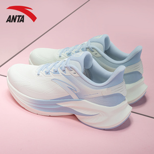 安踏女鞋毒刺6运动鞋2025皮面轻便休闲鞋女款软底减震学生跑步鞋