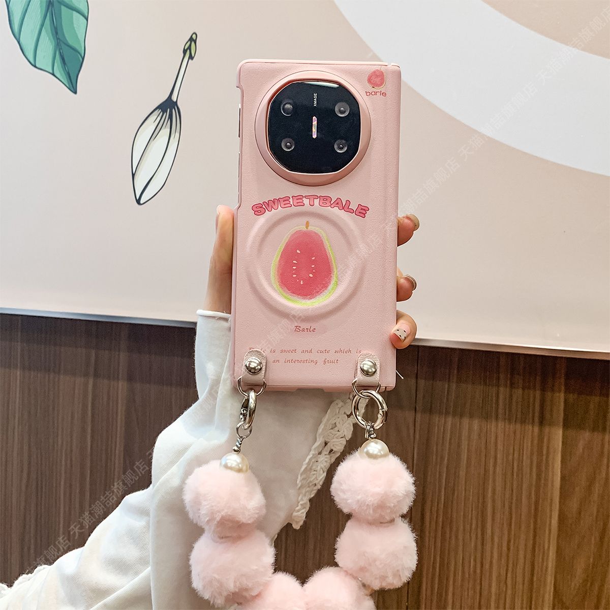 适用华为x6pc贴皮革原创手机壳