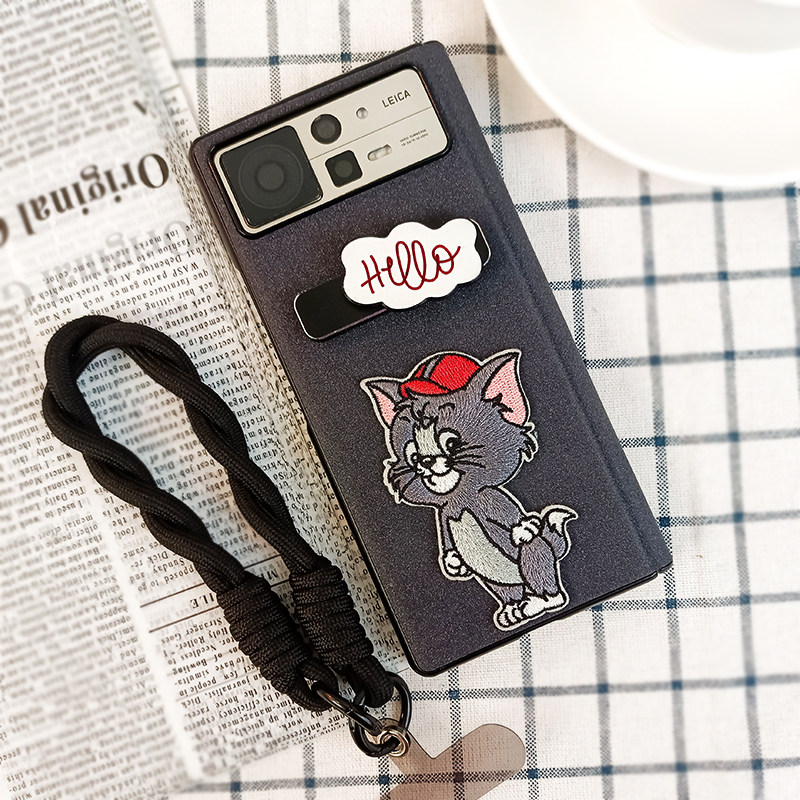 适用小米MIXFold4折叠款手机壳新款蓝闪卡通小米MIXFold4创意保护壳小米MIXFold4动漫风保护壳男女通用