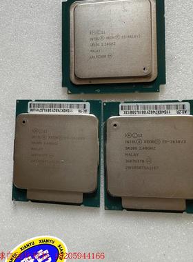 英特尔CPU,E52630V3, 2片,E54610V2,实