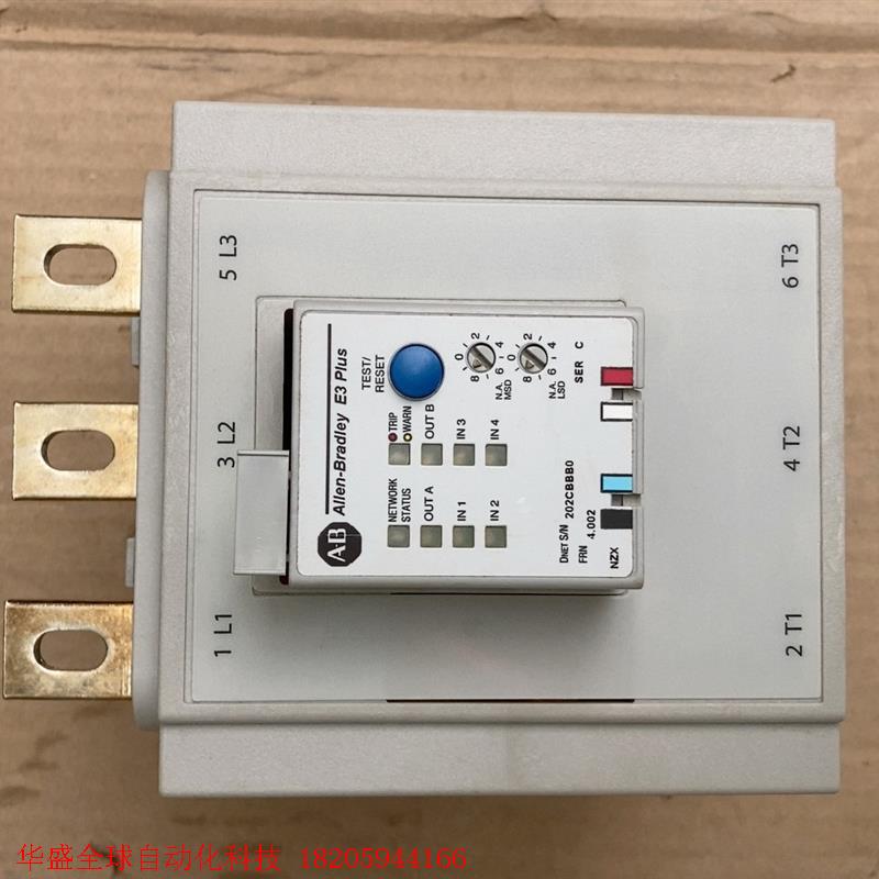 AB罗克韦尔193-EC3FF过载继电器⼀台,实物拍摄