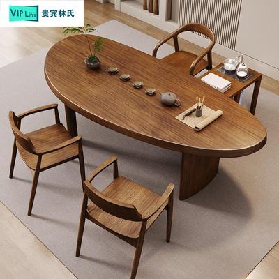 贵宾林氏实木阳台小户型茶台家居