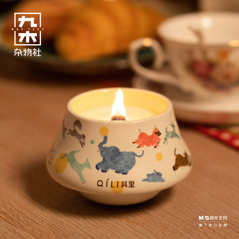 九木杂物社动物香薰蜡烛自然之息香氛礼盒家用室内持久扩香伴手礼,节庆用品/礼品,创意礼盒/礼品套组,淘宝优惠券,粉丝福利购,淘宝优惠卷