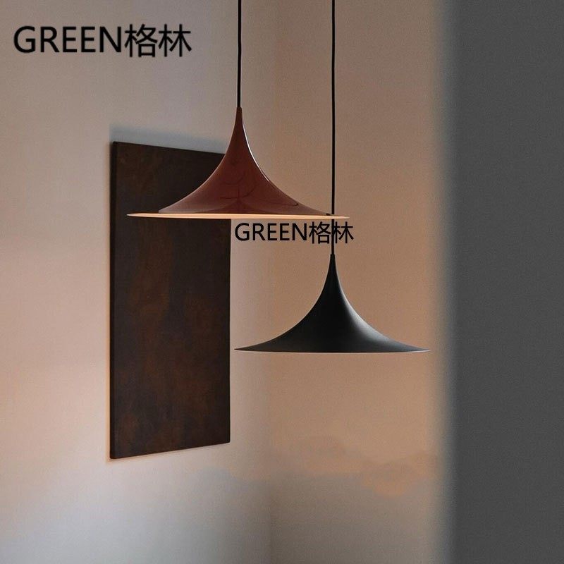 极简飞碟单头饭厅吊灯现代简约新款北欧卧室书房咖啡厅吧台灯喇叭,家装灯饰光源,餐厅吊灯,淘宝优惠券,粉丝福利购,淘宝优惠卷