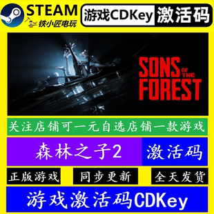 CDK The 正版 Forest 游戏可联机Sons steam森林之子2全球激活码