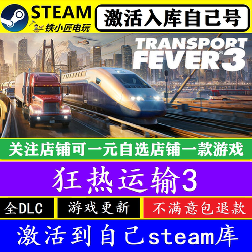 Steam激活入库狂热运输3