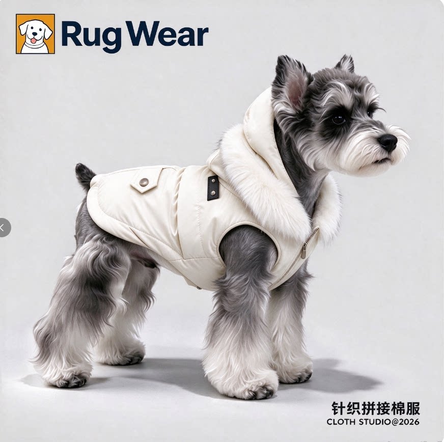 Rug小狗冬季保暖羽绒棉服