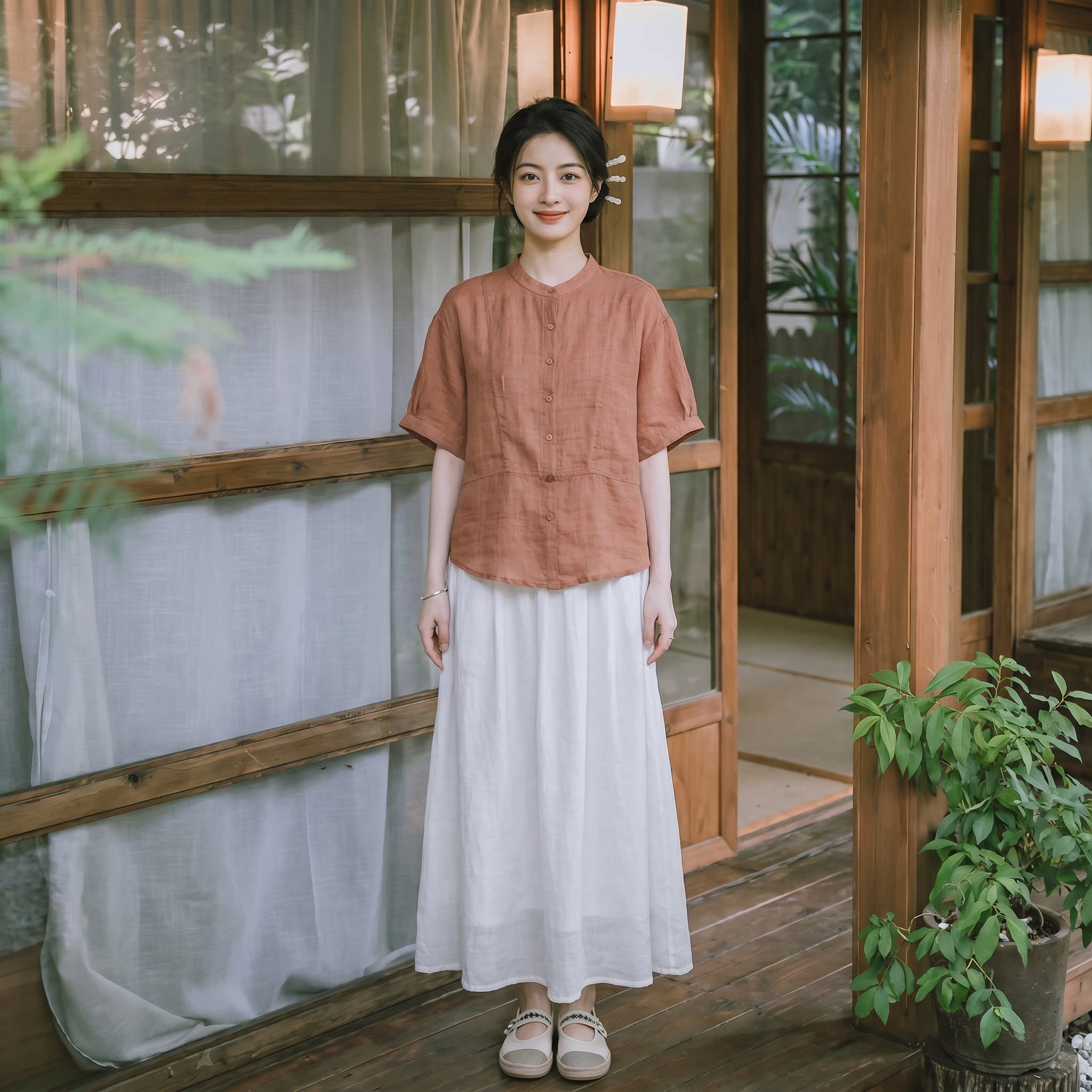 千金衣橱【温柔肌理】新中式复古衬衫