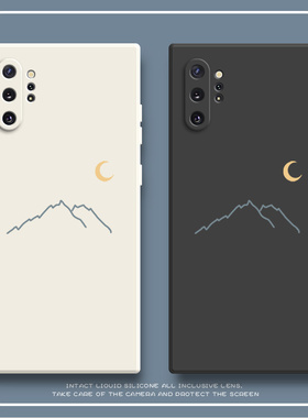 适用三星note10十5G手机壳硅胶samsungnote保护套n9760全包not防摔pro女galaxynote10+男nont潮noto月亮plus