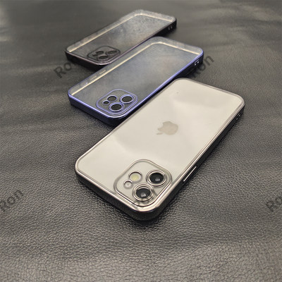透明电镀iphone12手机壳适用苹果新款硅胶全包ip防摔i12保护套男女2022外壳ihpnoe软壳ipone十二高级感潮iph