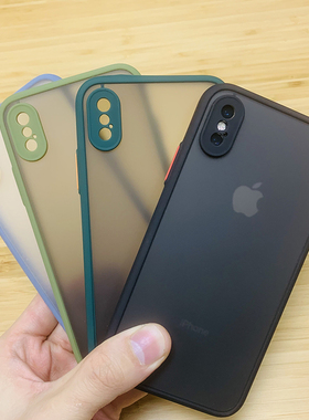 适用苹果X手机壳XR防摔Xs全包max磨砂iphone男xsxmax女xsmax超火网红xmax镜头ipx透明ix硅胶ipxr保护套xm外壳