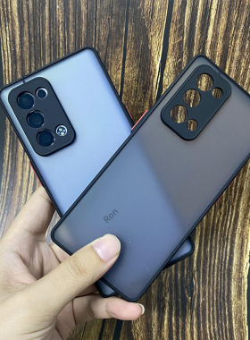 磨砂适用opporeno6pro+手机壳Reno6por十新款5G硅胶oppo全包opporen曲面屏防摔女opopreno保护套0pp0男opreno
