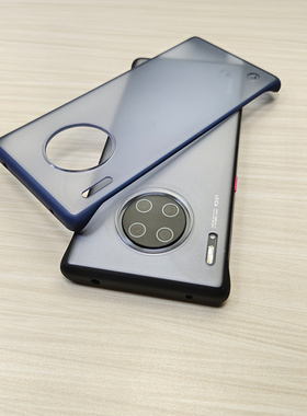 透明边框适用华为Mate30Pro手机壳meta30epro5g新款e硅胶por保护套meat男mt女LIO一AN00mete半包防摔matepro