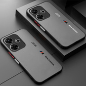 适用红米Note13R手机壳小米Redmi字母磨砂全包noto防摔nt保护套n0te男R13女redminote新款 nont外壳not钢化膜