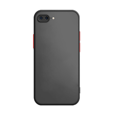 适用苹果7Plus手机壳透明磨砂iPhone8Puls网红简约全包防摔硅胶ip保护套i7男i8女7P耐脏8P镜头软壳外壳全包边